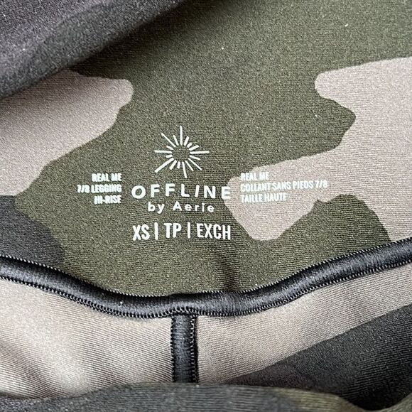 Aerie Camo Real Me 7/8 Hi-Rise Leggings - Size XS - Picture 5 of 9